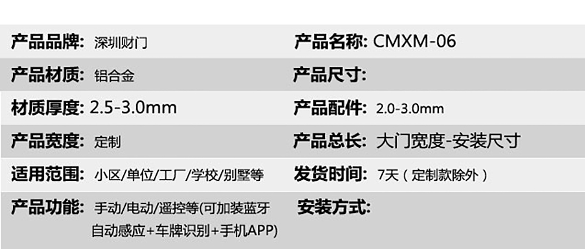 侧小门系列 CMXM-06(图2)